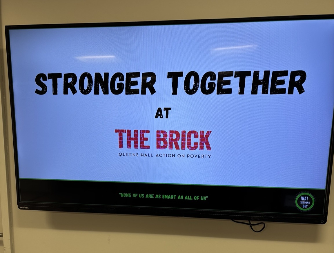 Stronger Together at The Brick. Quote: None of us are as smart as all of us.